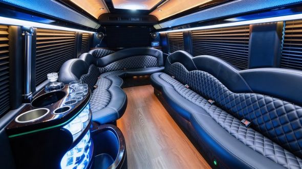 alexandria sprinter limousine interior