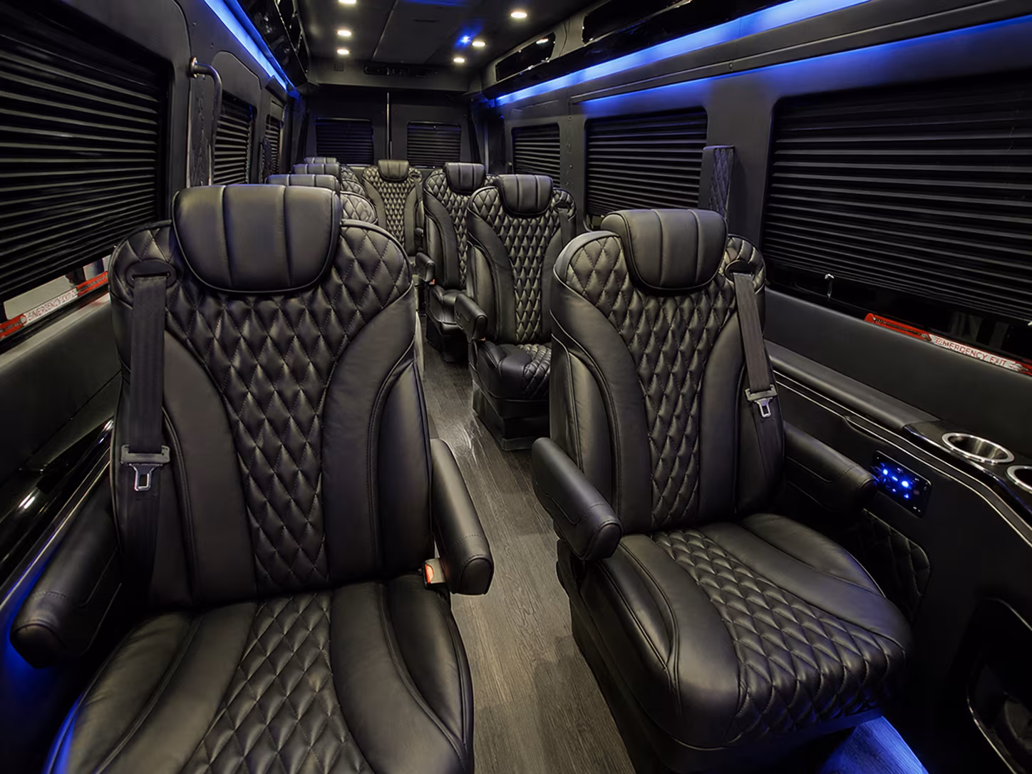 10 passenger sprinter van inside