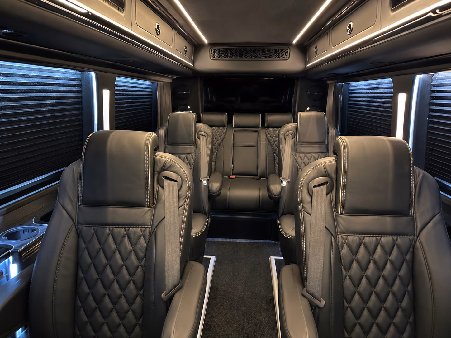 20 passenger sprinter van inside
