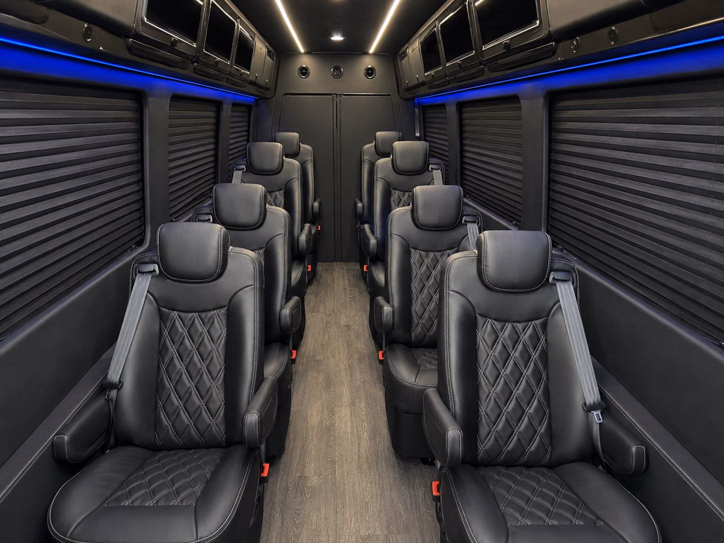 alexandria 15 passenger sprinter van inside