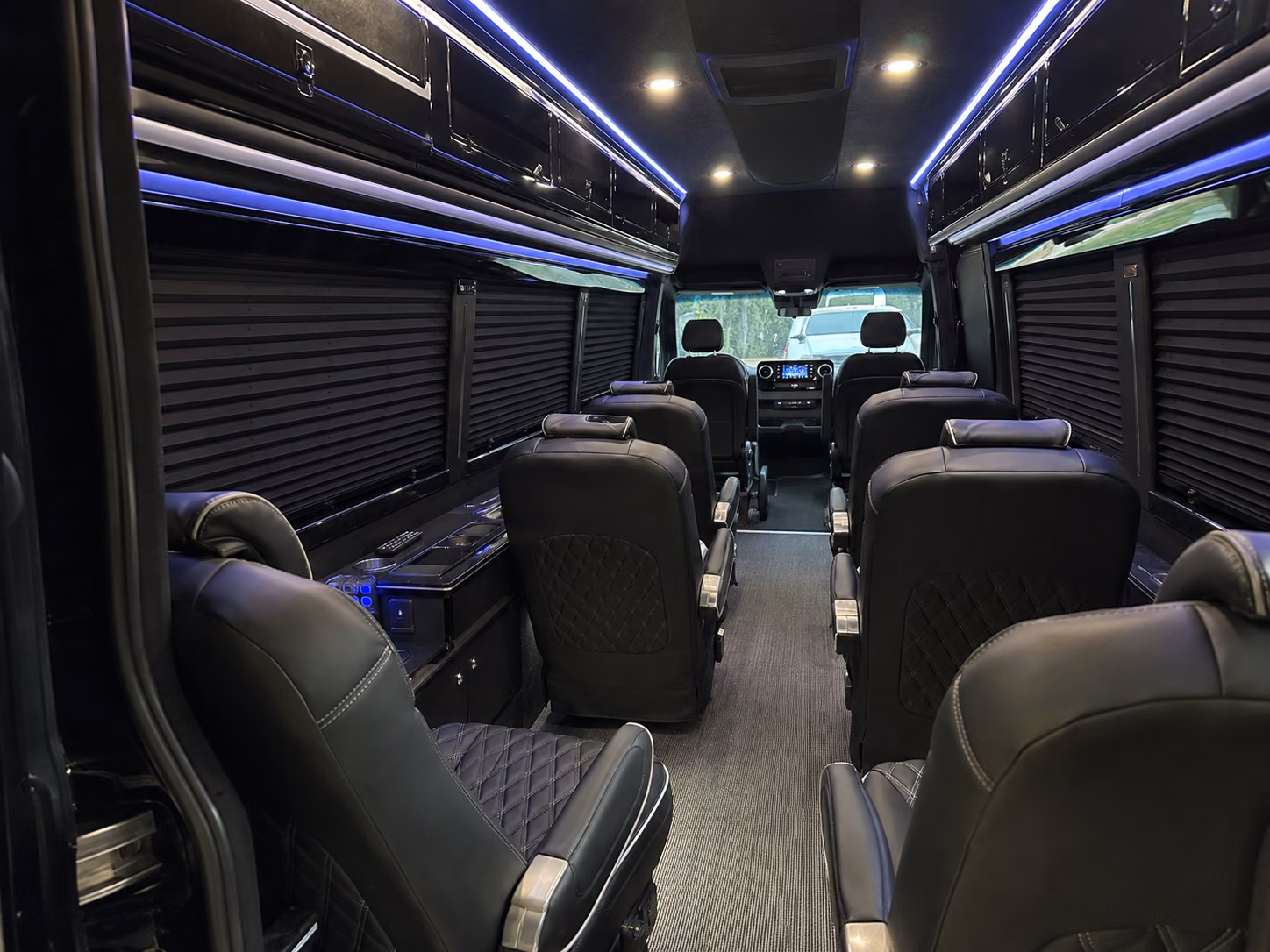 alexandria 15 passenger sprinter van interior