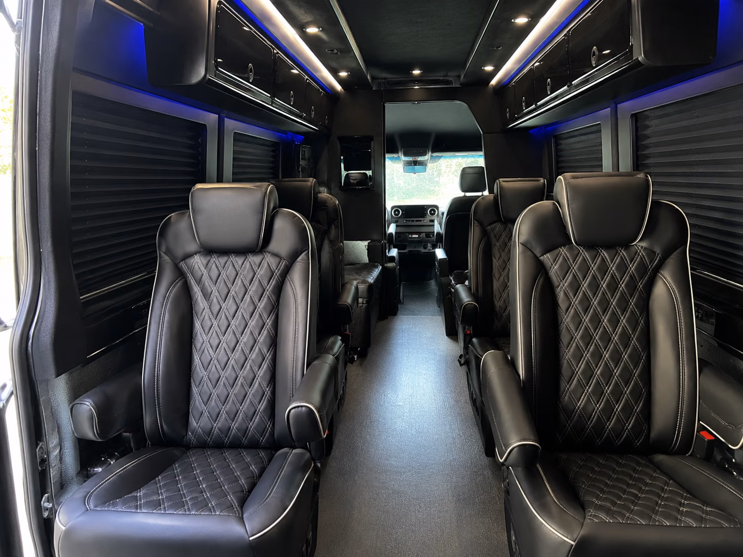 alexandria 18 passenger sprinter van inside