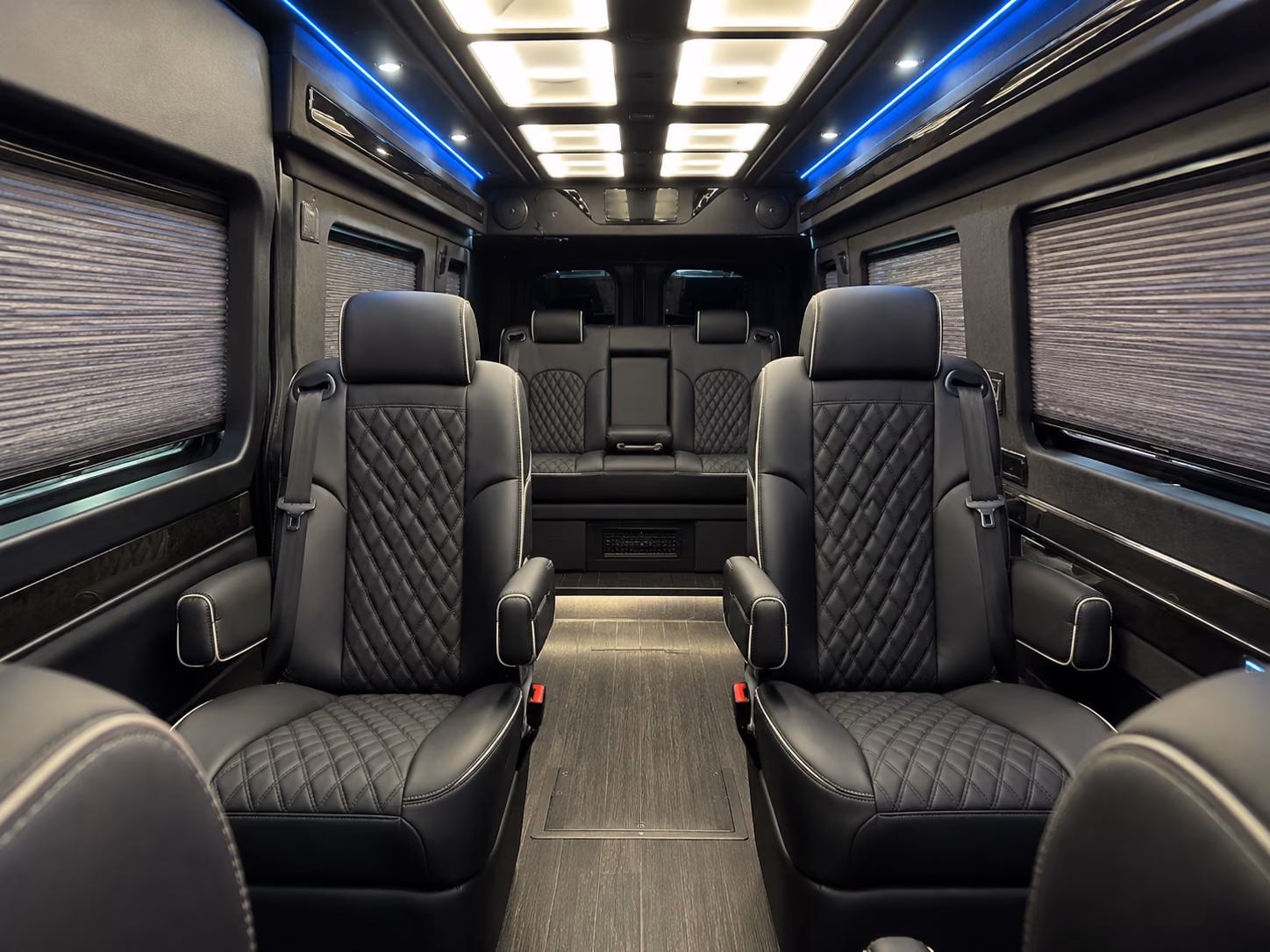alexandria 18 passenger sprinter van interior