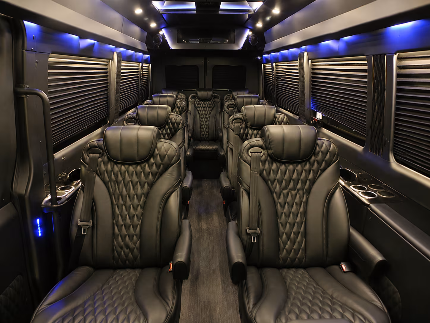 alexandria 8 passenger sprinter van interior